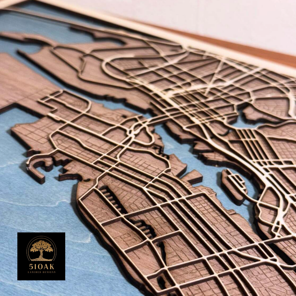 Add a Modern Elegance to Your Home with Laser-cut 3D Wall Art by 51Oak