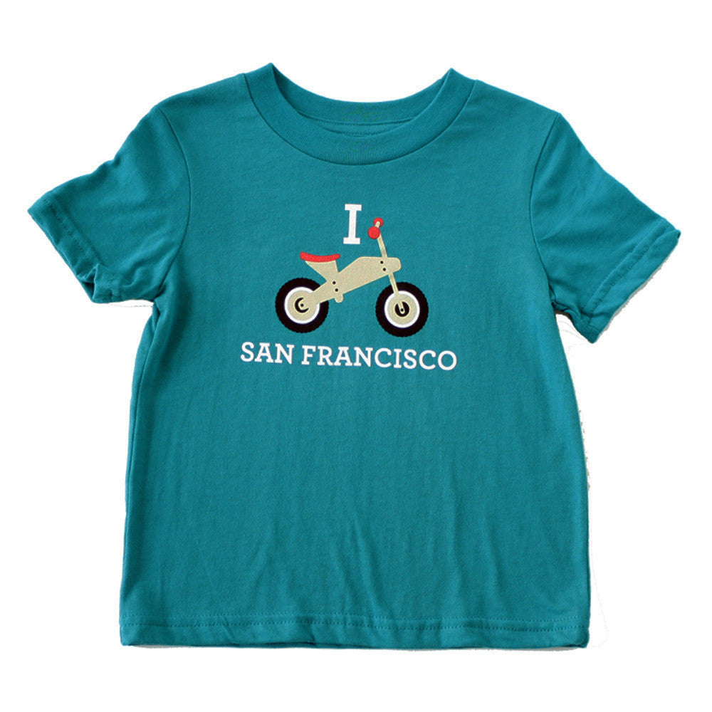 I Balance Bike SF (Kids T-shirt)