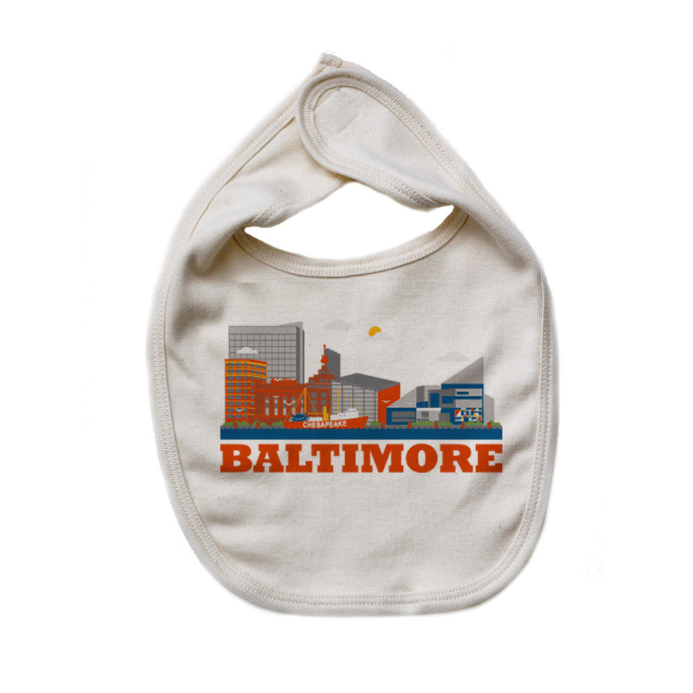 Baltimore Baby Bib