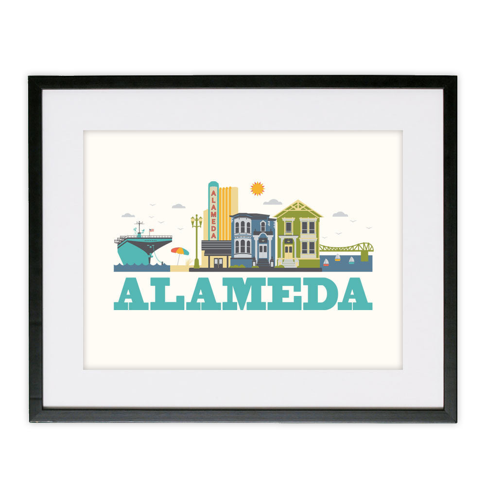 Framed Alameda Poster