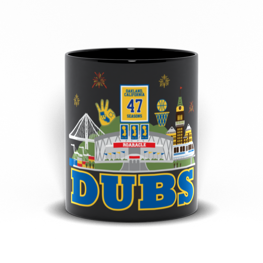 2020 world series coffee mug Dubs Cityscape 47 Seasons Black Mug 11oz – AGL Store
